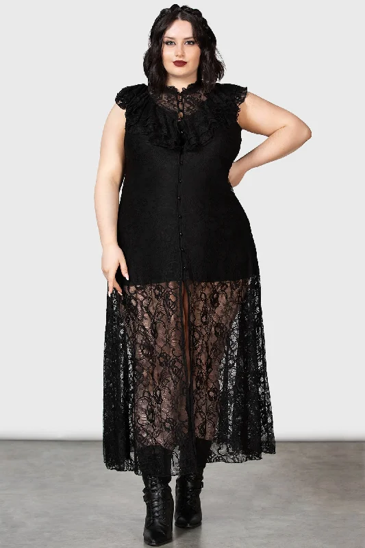 VIP Member Discount Vampire's Ball Maxi Dress [PLUS] - Resurrect