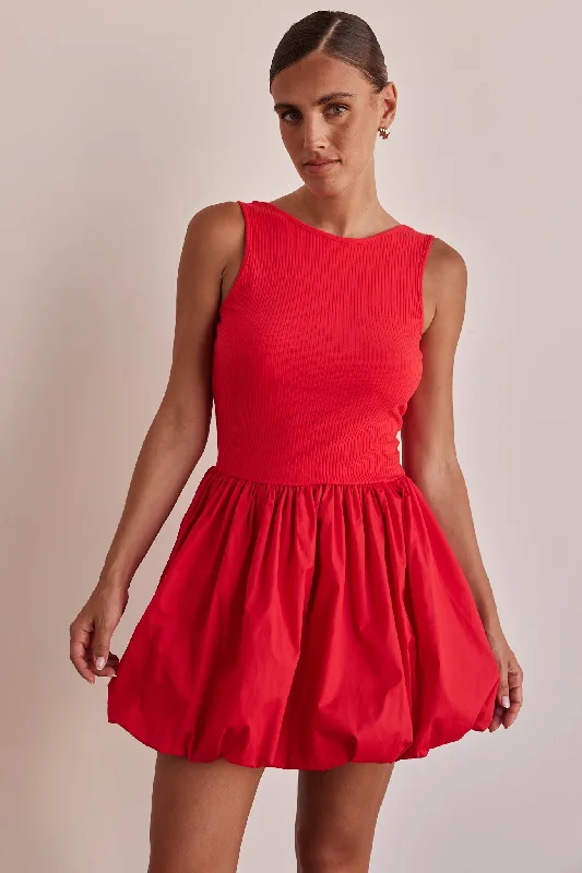 Fashion For Every Occasion Rosamund Mini Dress (Red)