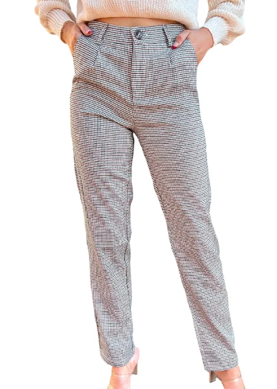 Browse Our Top Products What A Sparkle Pants In Multi/plaid