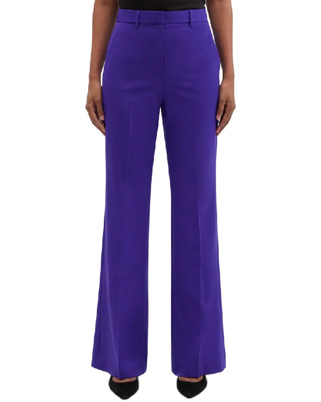 Enjoy Discount Theory Demitria High-Waist Wool-Blend Pant