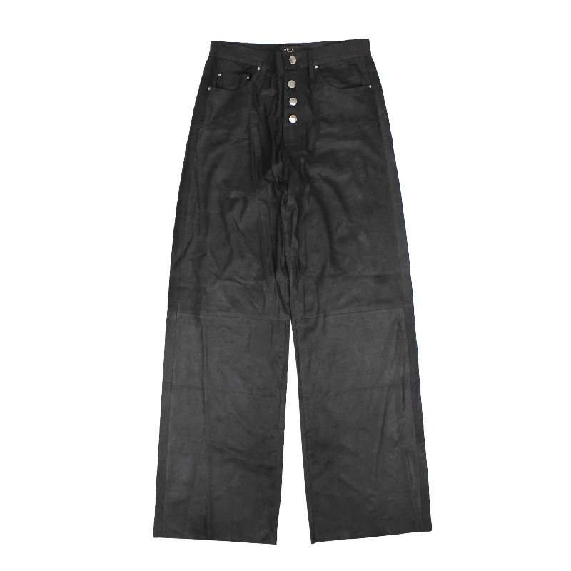 Fashion Forward Amiri Baggy Leather Pants