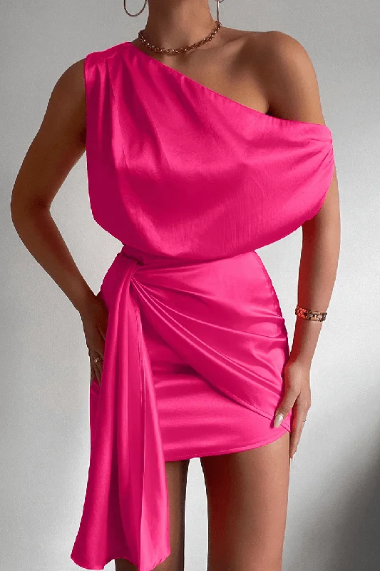 Trendy New Clothes Kharisma Mini Dress - Hot Pink