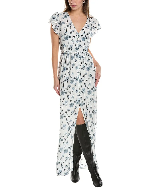 Bundle Offer rag & bone Raine Silk-Blend Maxi Dress