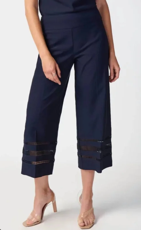 Limited Time Offers Culotte Pant In Midnight Blue