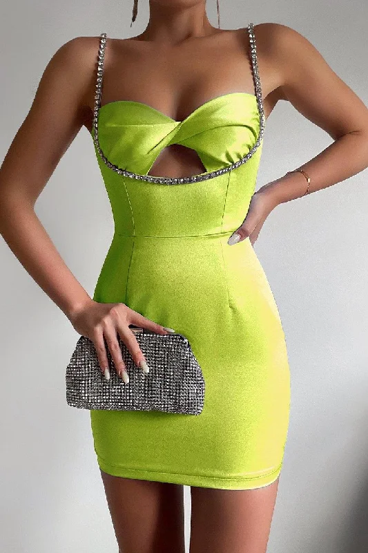 The Latest Trends Sera Mini Dress - Lime