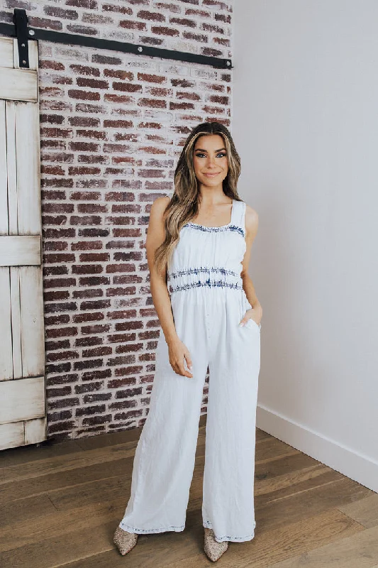 Modern Casual Clothing Skyline Washed Tencel Jumpsuit