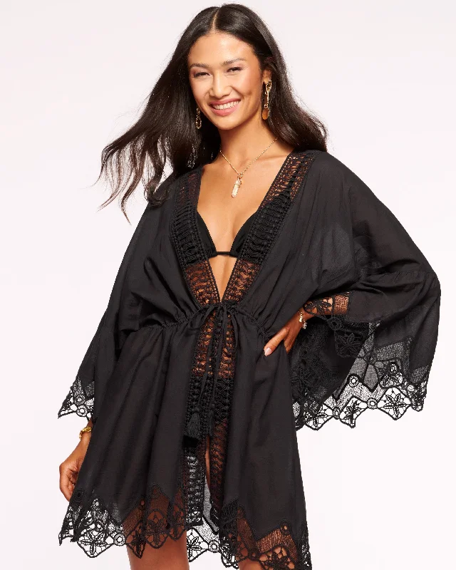 Urban Femme Streetwear April Lace Coverup Mini Dress