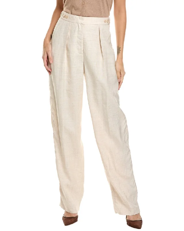 Comfortable Casual Women’s Clothing Stella McCartney Katlyn Linen-Blend Trouser