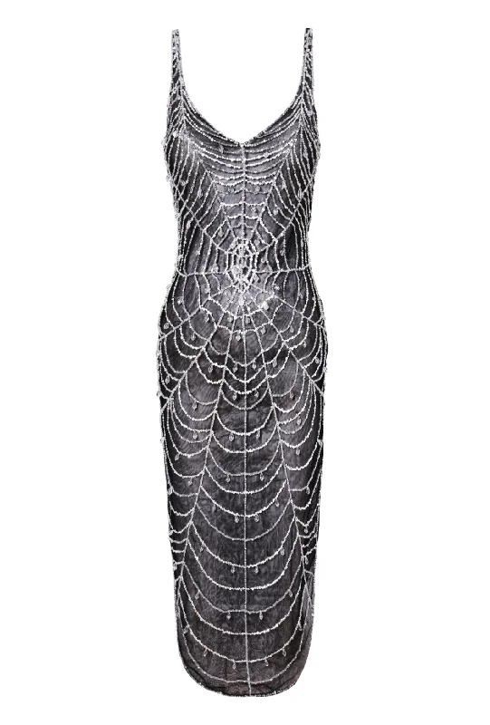 Holiday Special Offers Cobweb Midi Dress