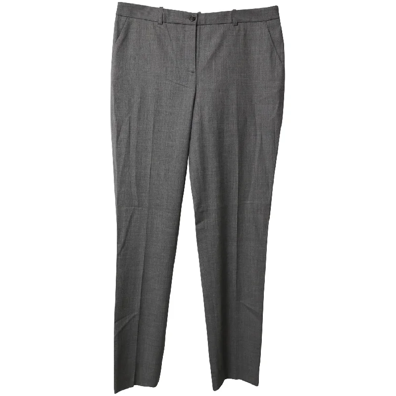 Ride The Style Wave Michael Kors Tailored Pants in Grey Wool