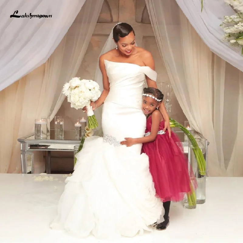 Buy More, Save More Roycebridal Chic African Mermaid Wedding Dress Dubai Bridal Gowns