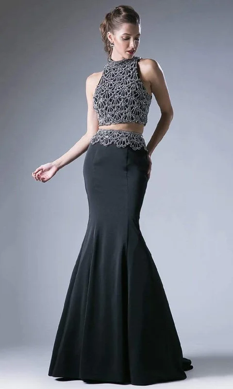 Sale Event, Prices Rock Cinderella Divine - 11574 Beaded Two Piece Mermaid Gown