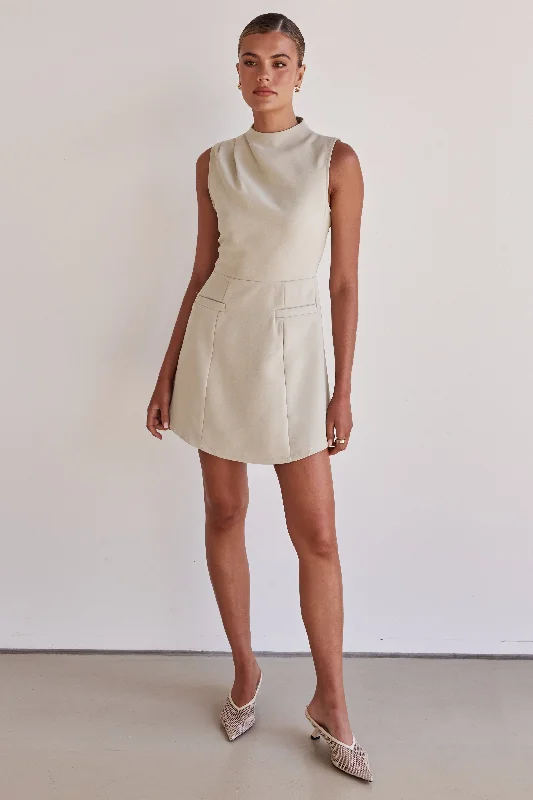 Season Sale Gaia Mini Dress (Sage)