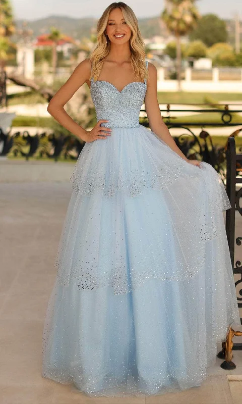 Fashion Forward, Function First Clarisse 810591 - Sweetheart Tiered Evening Gown