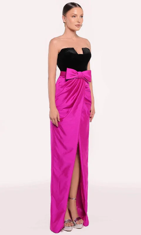 Trendy Street Style Clothing Tarik Ediz 98792 - Two-Tone Sweetheart Evening Gown