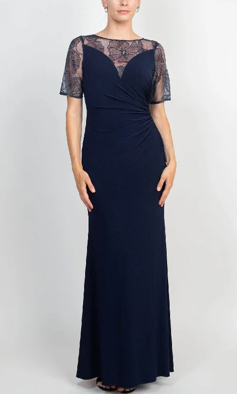 Fashion Frontiers Adrianna Papell AP1E208992 - Illusion Neck Gown