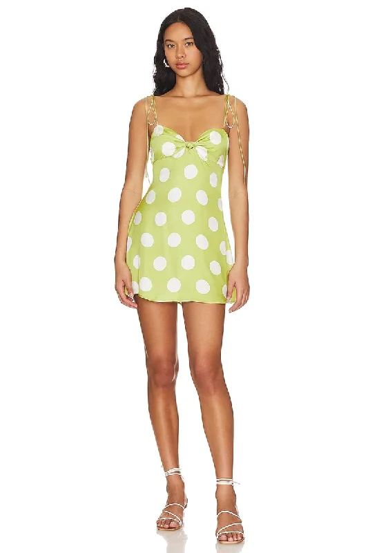 Holiday Special Offers Forever Darling Polka Dot Mini Dress