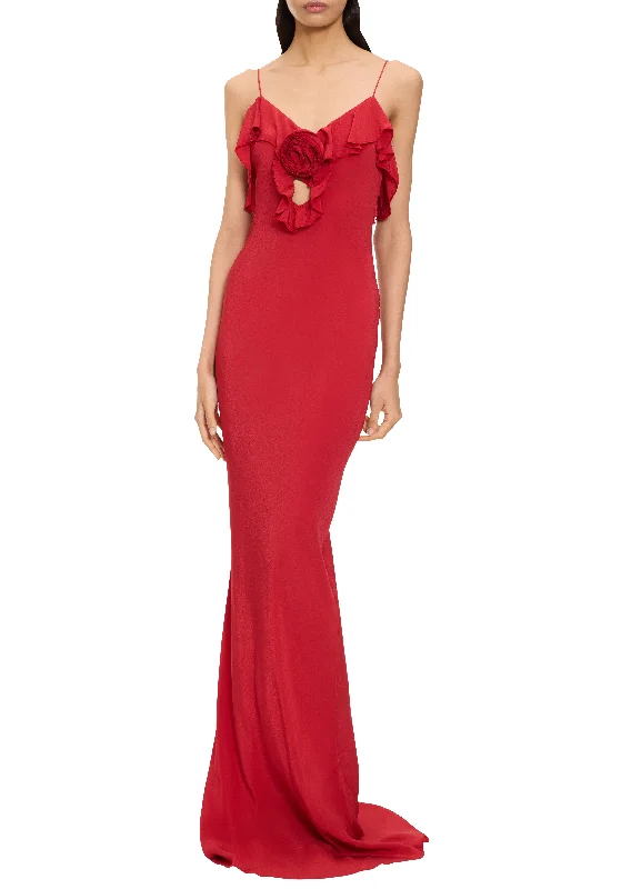 Chic & Cozy Collection Esperanza Rose Maxi Dress - Scarlet