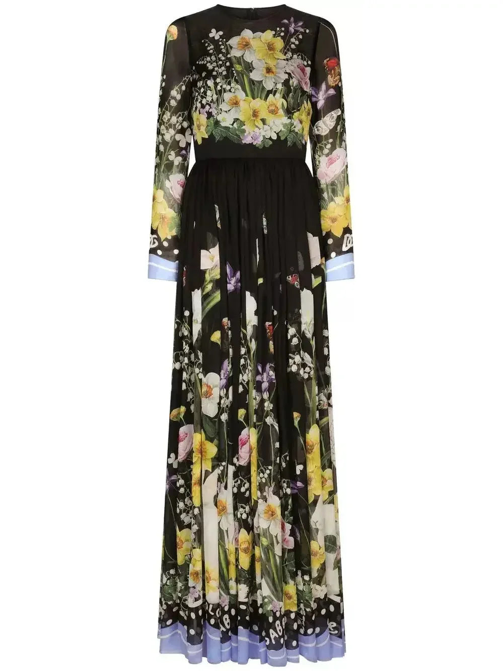 Ride The Style Wave Floral-Print Silk Maxi Dress