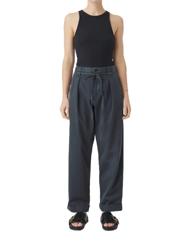 Fashion Forward Reydon Trouser Pant In Blue Heather