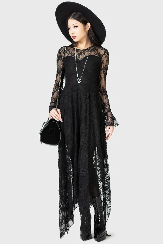 Online Boutiques Shadow Figure Maxi Dress - Resurrect