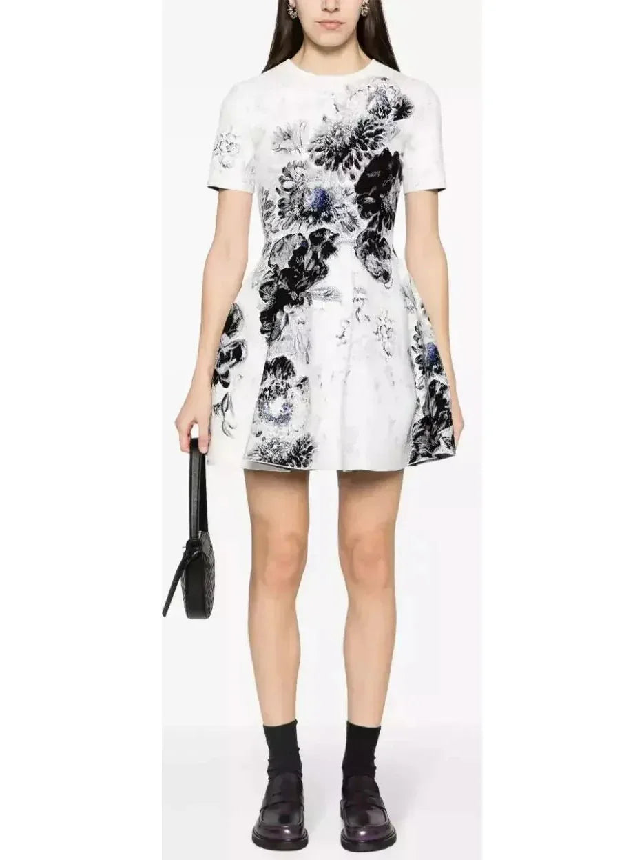 Browse Our Top Products Chiaroscuro Floral Print Short Dress