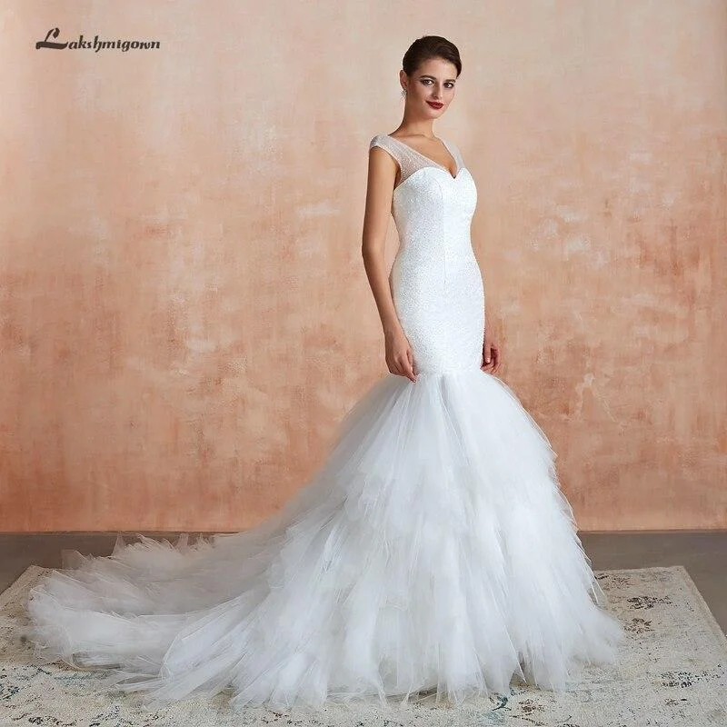 Best Online Boutiques For Women Roycebridal Dubai African Mermaid Wedding Dress Lace Up Back Luxury