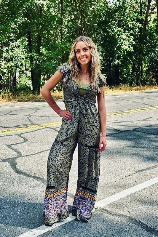 Everyday Fashion Raquel Flutter Jumpsuit