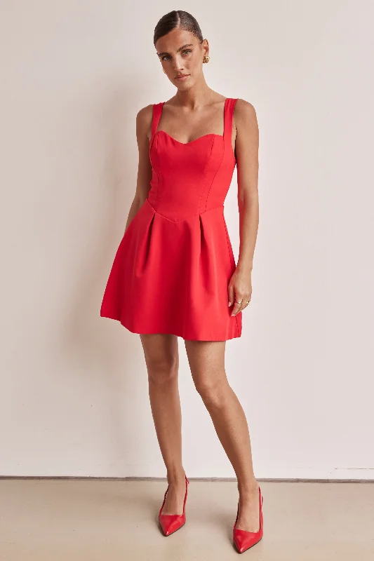 Trend Alert Brodie Mini Dress (Red)