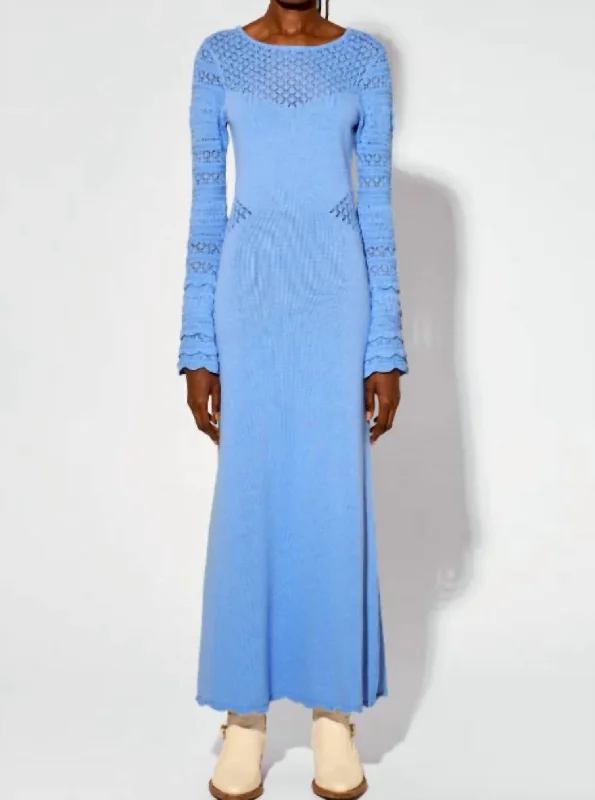 Bold Fashion Marisol Maxi Dress In Blue