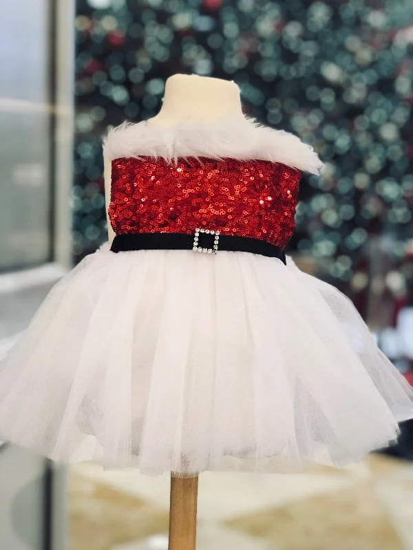 The Latest Trends Mrs. Claus Sequin Tutu Romper