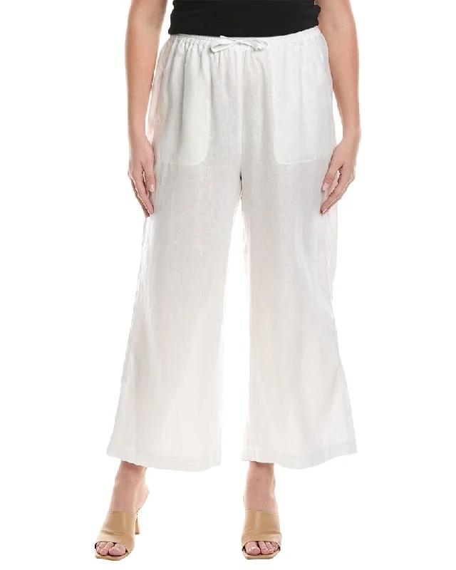 Unleash Your Fashion Marina Rinaldi Plus Rapido Linen Trouser