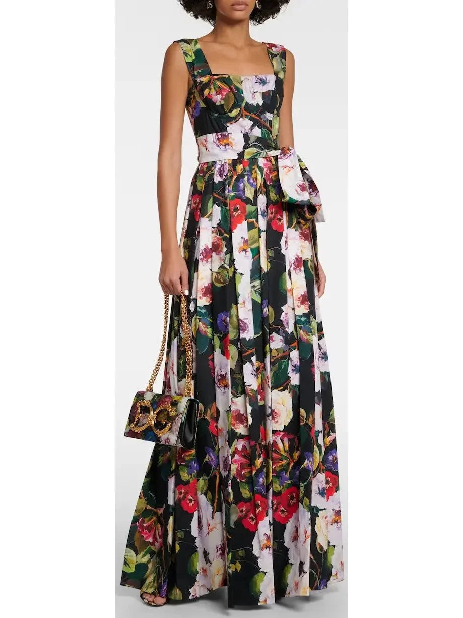 The Latest Trends Floral Cotton Maxi Dress