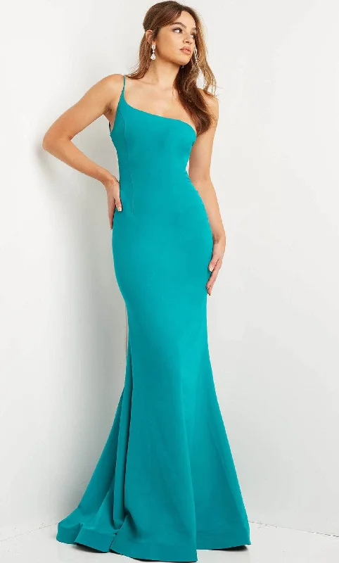 Style Beyond Borders JVN by Jovani JVN08327 - One Shoulder Mermaid Prom Gown