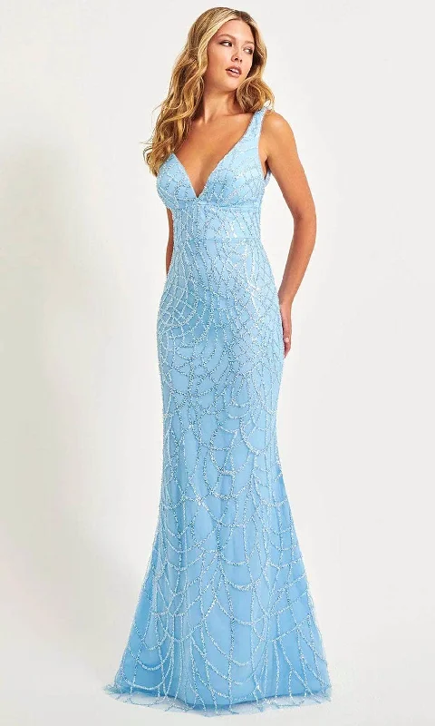 Style Upgrade Faviana 11086 - Beaded Tulle Prom Gown