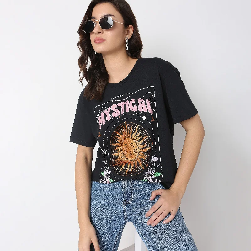 Relaxed Fashion Oversize Graphic T-Shirt