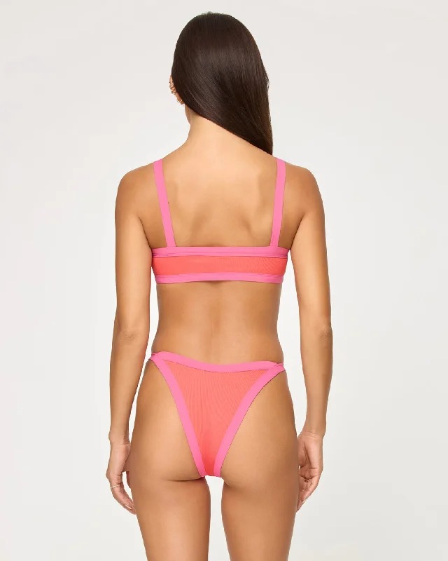 End of Season Sale Mackenzie Bikini Bottom - Grapefruit-Bubblegum Pink