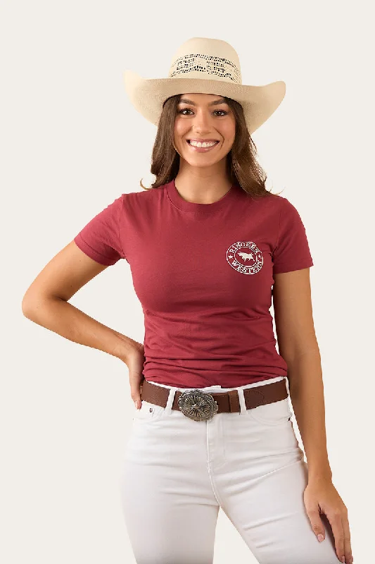 The Good Stuff Signature Bull Womens Classic Fit T-Shirt - Cedar