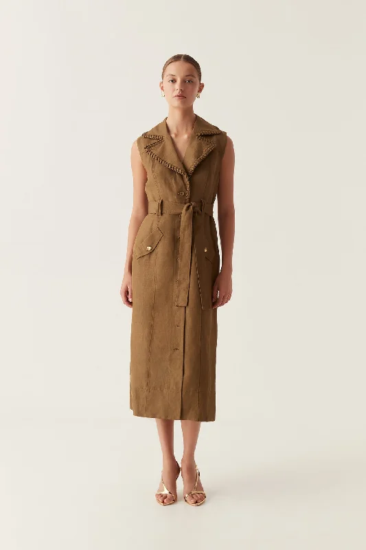 Boutique Dress Online Encompass Utility Midi Dress