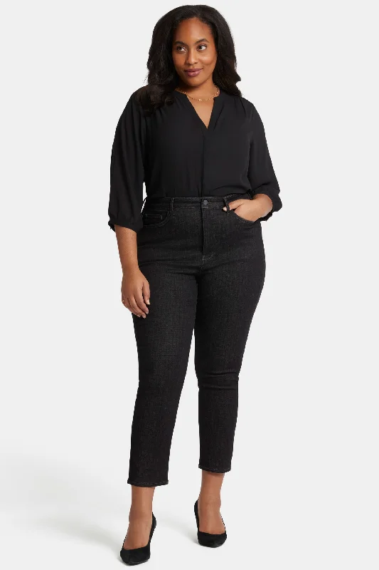 Dive Into Trendy Styles Curve Shaper™ Sheri Slim Ankle Jeans In Plus Size - Gardenranch