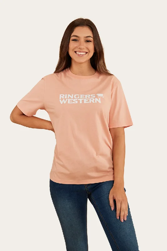 Plus Size Women’s Fashion and Clothing Somerset Womens Loose Fit T-Shirt - Peach