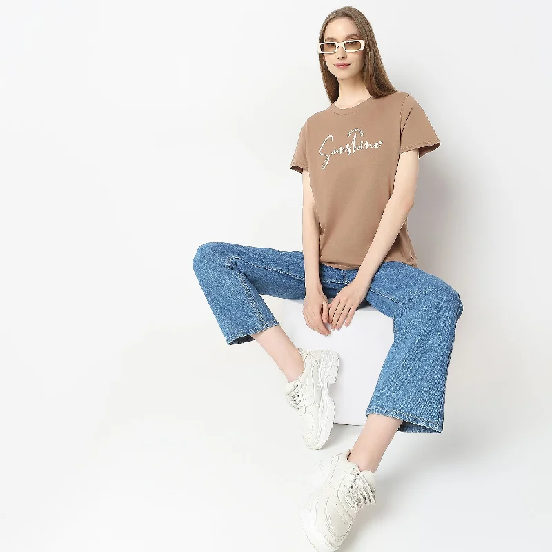 Fashionista Favorites Regular Fit Graphic T-Shirt