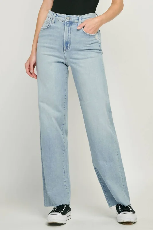 Trendy Boutique Online Mandy High Rise Dad Jeans In Blue