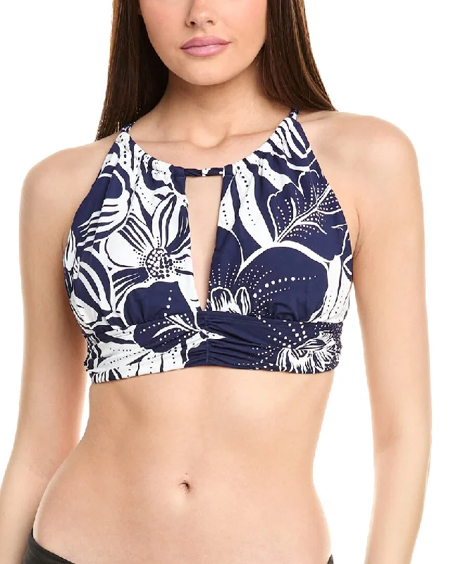 Stylish Basics La Blanca Playa High Neck Bikini Top