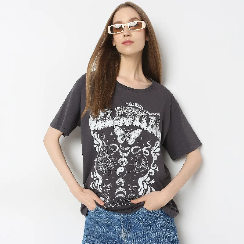 Trendy Outfits For Girls Oversize Graphic T-Shirt