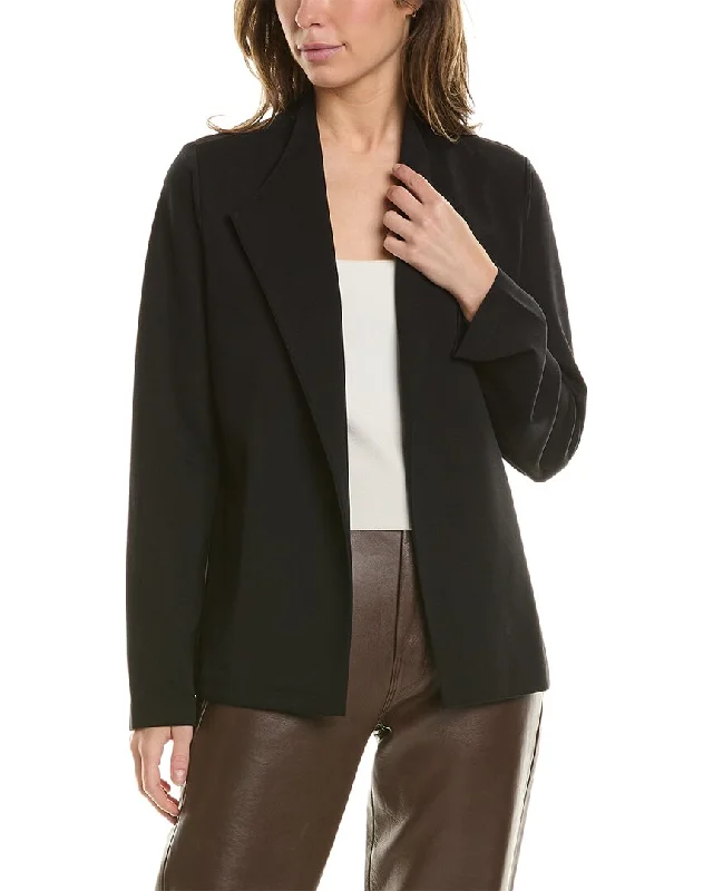 Plus Size Women Wear EILEEN FISHER High Collar Jacket