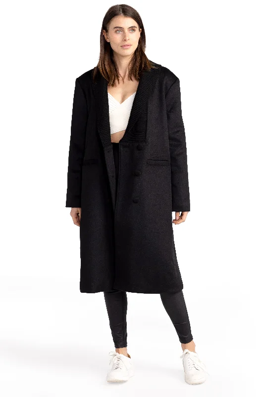 Elegant Women’s Clothing After Party Qulited Lining Coat