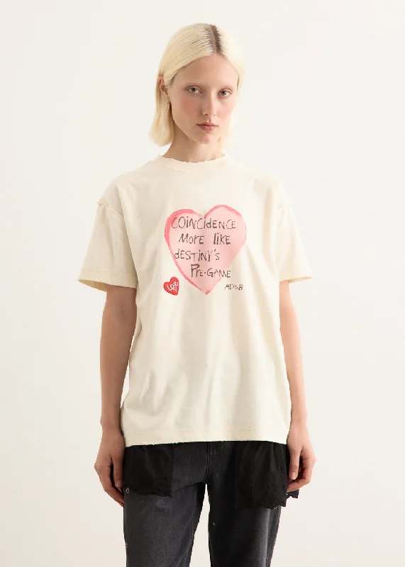 Clearance Event Unisex Heart Message T-Shirt