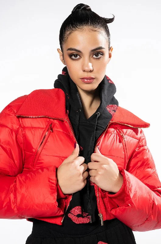 Budget-Friendly Fashion ALL IN MOTION CROP PUFFER