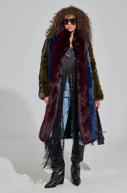 Exclusive Online Sale SHIGO FAUX FUR TRENCH